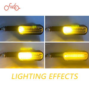 Hot bán 12v xe máy winker tín hiệu lần lượt chỉ số sửa đổi các bộ phận với màu vàng LED chảy đèn - Product Image 3