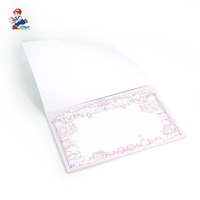Blocs-notes en papier offset personnalisés, faciles à détacher, avec pochette imprimée pour usage professionnel et hôtelier, logo, taille et couleur personnalisés