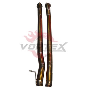 Escape de titanio dorado quemado Vortex Racing para Audi RS3 2.5L Turbo, piezas de mejora de sonido. - Product Image 5