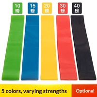 Bande de Résistance en Boucle pour Yoga et Fitness, Amincissante pour les Jambes, Façonnage des Fesses, Anneau de Levage des Fessiers, pour Squat, en Élastomère Thermoplastique, Lot de 5 Pièces