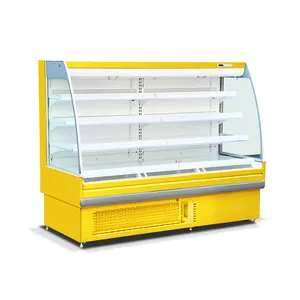 Espositore di carne fresca display congelatore refrigerato su misura vetrina di cioccolato congelatore refrigeratore commerciale frigorifero