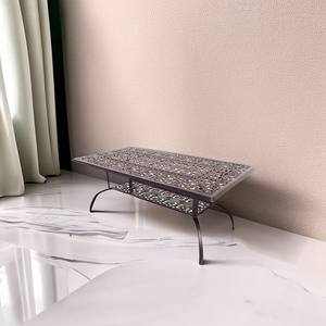 YOHO आँगन आउटडोर फर्नीचर अवकाश उद्यान क्लासिक आउटडोर कास्ट एल्यूमीनियम आँगन मेज - Product Image 2