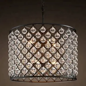 Đèn Chùm Treo Nhà Hàng Đèn Treo Spencer Hoop Đèn Chùm Pha Lê Cổ Điển Đèn Cristal Đèn Treo Cổ 28 "CZ2521/8 - Product Image 1