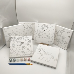 Hot Bán Tự Làm Sơn Dầu Bằng Số Unicorn Động Vật Vải Sơn Handpainted Trang Trí Nội Thất Đóng Khung Sơn Bằng Số Tường Nghệ Thuật - Product Image 3