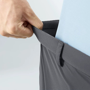 מכנסיים גברים חדשים אופנתיים בגזרה ישרה, מותן בינוני עם גומי, אפשרות להדפסת לוגו, מכנסיים נוחים וגמישים - Product Image 3