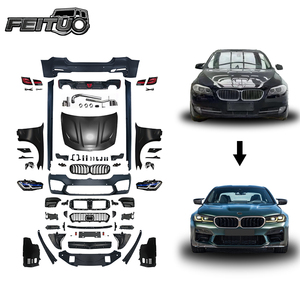 Recién llegado, kit de carrocería LCI para 5 Series F10 2011-2017 Facelift a G30 M5CS <span class=keywords><strong>F90</strong></span>, piezas de automóviles, parachoques de faros LED, guardabarros de capó - Product Image 1