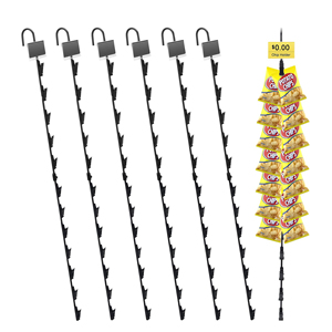 Usine Offre Spéciale meilleur prix supermarchés affichage suspendus marchandises Clips bandes avec crochets - Product Image 5