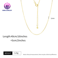Collier Hip Hop plaqué or 14 carats Zircon Chaînes plaquées or rose 3mm 6mm 30mm Collier Moissanite Bijoux en argent de Dubaï pour hommes