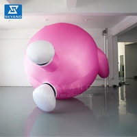 Sculpture gonflable géante personnalisée Personnage de dessin animé Ballon Sculpture en polyester