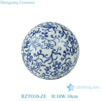 Jindezhen Design moderne couleur délicate cadeaux d'excellente qualité forme élégante boule en céramique