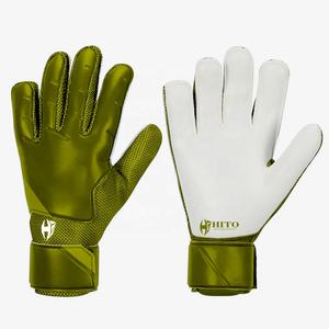 Gants de gardien de but professionnels personnalisés de dernière génération, paume avant en latex allemand de 4 mm, dos en silicone imprimé, coupe négative - Product Image 5