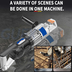 Machine de découpe de barres d'acier hydraulique portative et pince coupante automatique rechargeable 220V/110V 1000W, plage de coupe 4-16MM - Product Image 1