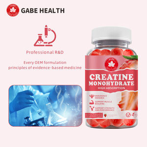 <b>Creatine</b> <b>Monohydrate</b> Gummies Strawberry Pre-Workout Muscle Growth & Energy Sugar Free Vegan Dietary Supplement - Product Image 3