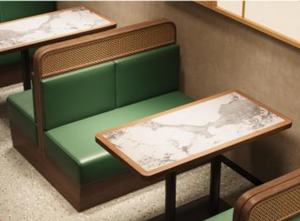 Meilleur <span class=keywords><strong>prix</strong></span> OEM ODM Ensemble de mobilier commercial pour <span class=keywords><strong>restauration</strong></span> et café, incluant <span class=keywords><strong>fauteuil</strong></span> de service, coussin de siège, banquette, table à manger et chaises - Product Image 4