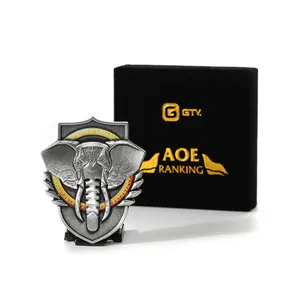 Pièce personnalisée personnalisée 3d alliage de zinc laiton or argent cuivre métal artisanat pièce gravure Souvenir émail pièce défi - Product Image 6