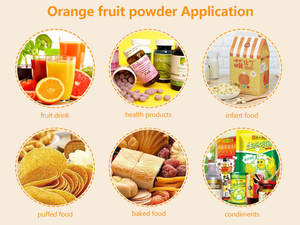 Hongda, suministro de fábrica, <span class=keywords><strong>Natura</strong></span> Organic Spray Dryingl, polvo de sabor a naranja, polvo concentrado de jugo de naranja, polvo de jugo de naranja - Product Image 3