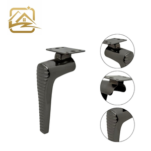 Modern Luxury Furniture Accessories Stripes Surface Metal <b>Sofa</b> <b>Legs</b> and Bed Support Feet <b>for</b> the bottom of the bed - Product Image 2