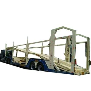 Haute qualité voiture transporteur remorque voiture Transport semi-remorque camion 2 essieux voiture transporteur remorque pour la vente en gros - Product Image 1