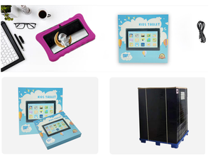 Vui vẻ học tập an toàn giải trí máy tính bảng trẻ em Androids Hệ điều hành 2GB bộ nhớ USB wifi màn hình cảm ứng máy ảnh nhà an toàn trẻ em - Product Image 4