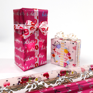 Factory Custom Mother's Day <b>Wrapping</b> <b>Paper</b> <b>Paper</b> 43*300 cm Gift <b>Wrapping</b> <b>Paper</b> Packaging - Product Image 3