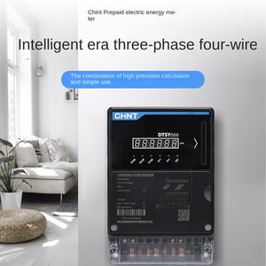 Compteur prépayé triphasé Chint DTSY666 <span class=keywords><strong>Carte</strong></span> 100A Contrôle externe LED Fabriqué en Chine continentale - Product Image 3