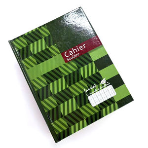 Carnet <span class=keywords><strong>Rouge</strong></span> de Haute Qualité pour Étudiant, Couverture Rigide, Format A5, Reliure Thermique Cousue, 288 Pages, 144 Feuilles, Lignage Français 3 Couleurs, Afrique - Product Image 2
