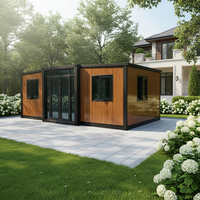 Maisons conteneurs, maison extensible, module préfabriqué, maison pliable préfabriquée, 20 pieds, moderne, pour l'habitation, maisons conteneurs portables
