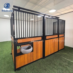 Mangeoire à chevaux en aluminium de grande capacité, anti-corrosion, pour écuries et écoles <span class=keywords><strong>d</strong></span>'<span class=keywords><strong>équitation</strong></span> - Product Image 2