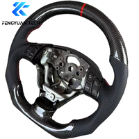 Volant de voiture personnalisé en cuir et fibre de carbone forgée pour Mazda 3 CX5 RX7 MX5 CX90 BL GH GG GY CX7 RX8 2003 2015