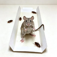 Piège à colle solide OEM pour souris et rongeurs, en ABS, pour usage domestique, contrôle des animaux, répulsif contre les insectes et les nuisibles