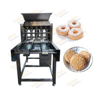 Machine automatique à rose, épandage et revêtement supérieur pour sésame, appareil d'épandage à donut, sucre en poudre, arrosage