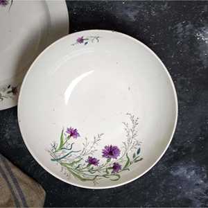 Juego de Vajilla Laveno de 4 Piezas, Color Azul Aciano, Vajilla de Melamina, Plato para Servir, Tazón y Recipientes para Almacenar Alimentos para Uso Doméstico - Product Image 2