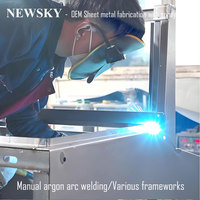 Fabricant de pièces sur mesure Newsky, découpe laser, pliage, estampage, taraudage, rivetage, soudage de tôles métalliques de haute précision et complexes