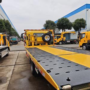 Camion de remorquage à barrière manuelle à fond plat Foton 4x4, vente chaude, nouveau véhicule diesel, <span class=keywords><strong>prix</strong></span> bas, camion de sauvetage - Product Image 4