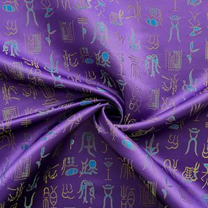 Tissu Jacquard Imitation Song Teint en Fil Style Chinois Motif <span class=keywords><strong>Oracle</strong></span> Vintage pour Qipao, Jupe, Manteau, Sac et Accessoires - Grande Vente - Product Image 4