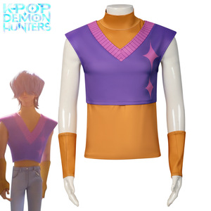 Demon Hunter Girl Group Cosplay disfraz Mystery <span class=keywords><strong>Shaggy</strong></span> Boy Shirt Anime Cosplay conjunto completo - Product Image 5