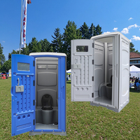 Toilettes mobiles en plastique écologiques et durables Toppla, WC public de luxe, toilettes portables pour événements en plein air