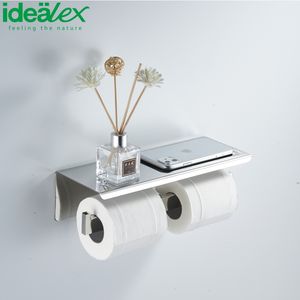 <span class=keywords><strong>Ares</strong></span> Idealex - Soporte de Pared de Acero Inoxidable 304 de Diseño Moderno, Multifuncional, para Papel Higiénico y Teléfono, para Baño - Product Image 2