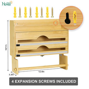 Distributeur de <span class=keywords><strong>papier</strong></span> <span class=keywords><strong>aluminium</strong></span> bambou avec porte-serviettes en <span class=keywords><strong>papier</strong></span> - Product Image 3