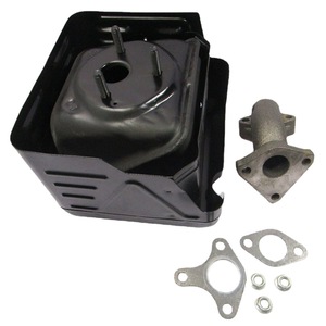 Tuyau d'échappement silencieux pour moteurs à essence 168F-170F et motoculteurs, talers électriques, pompes à eau 188F-190F – Compatible - Product Image 5