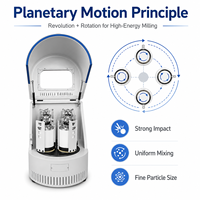Broyeur à billes planétaire de laboratoire 10L XQM-10A, petite machine de broyage pour la production de nanopoudres, la chimie et la transformation alimentaire