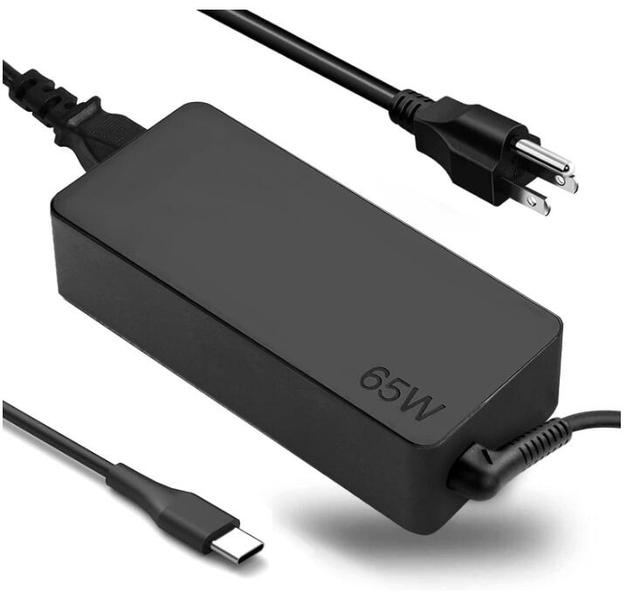 65W USB C Laptop Charger Replacement for Thinkpad/Yoga/Chromebook ADLX65YDC2A Laptop Charger