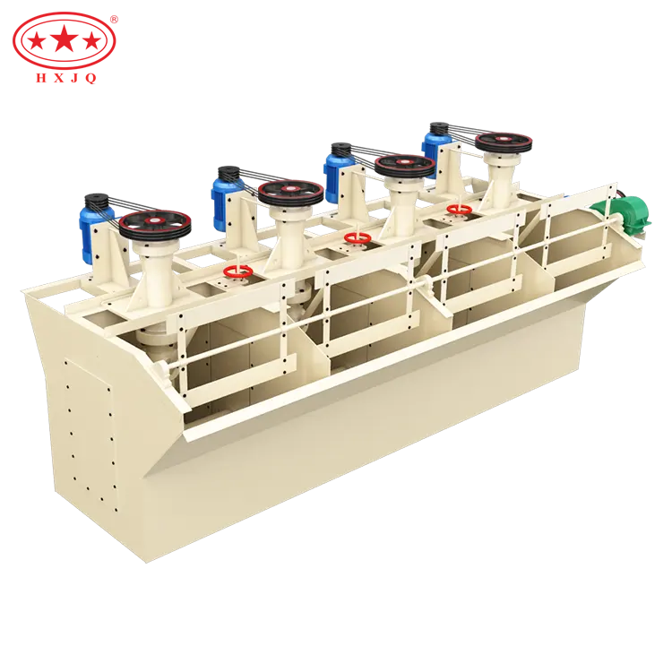 La máquina de flotación más vendida 2023 Procesamiento de minerales metálicos Separador flotante de minerales certificado ISO Máquina de flotación Zhengzhou