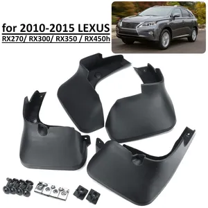 แผ่นกันโคลน 4 ชิ้น สำหรับ LEXUS RX RX300 RX350 RX270 RX450H 2010-2015 บังโคลนหน้า-หลัง ป้องกันน้ำกระเซ็น อุปกรณ์ตกแต่งรถยนต์ - Product Image 1