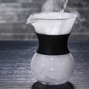 <strong>Manufacturer</strong> High Quality 200ml 400ml Glass Coffee Pot With Stainless Steel Filter - Product Image 3