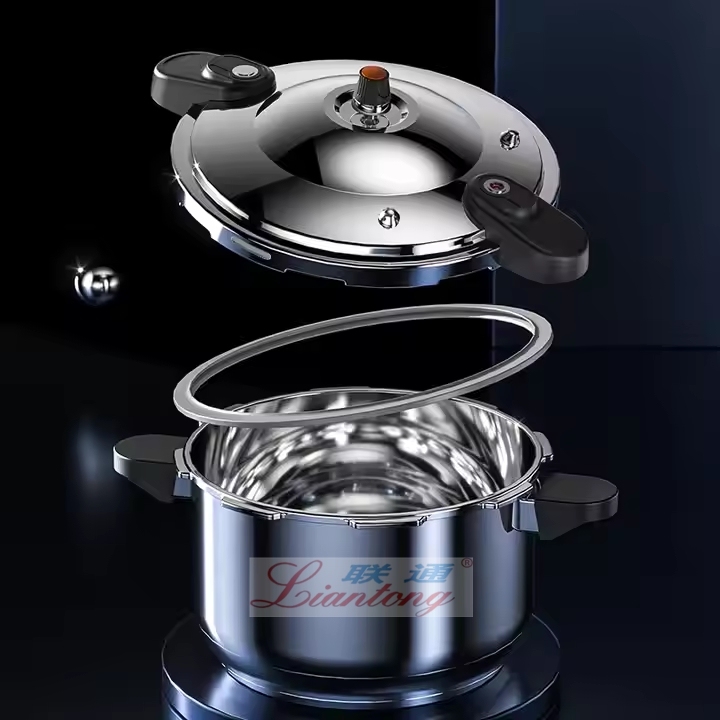 Hot Selling Eco-friendly Stainless Steel Cookware Modern Design Energy Saving Gas Induction Pressure Cooker Polished Pot · image 4