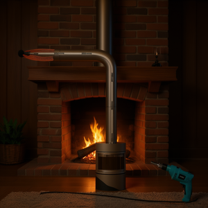 Kit de limpieza de chimeneas Db Wholesale, varillas flexibles de nailon reforzado de 30 pies, cepillo de limpieza para chimeneas - Product Image 2