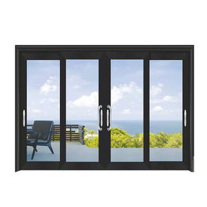 Modern Enerji Tasarruflu Alüminyum Alaşımlı Sürgülü Çift Camlı Temperli Cam Kasırgaya Dayanıklı Ses Yalıtımlı İç Mekan Yaşam Alanı - Product Image 6