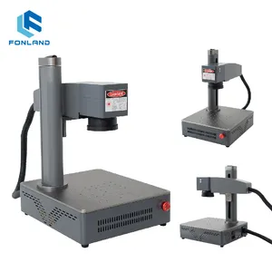 Fonland 20W 30W 50W Portable Desktop Fiber Laser Engraving Machine Fiber Laser Marking Machine For Stainless Steel