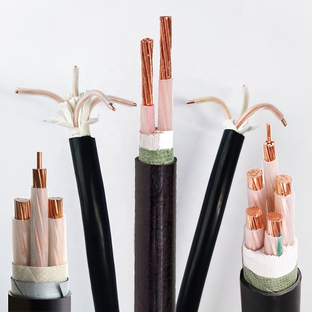 ZR-YJV 0.6/1KV XLPE Insulated Fireproof PVC Sheathed Power Cable 3/4/5 Core 1.5/2.5/4/6/10/16 35 70 150mm Industrial Application